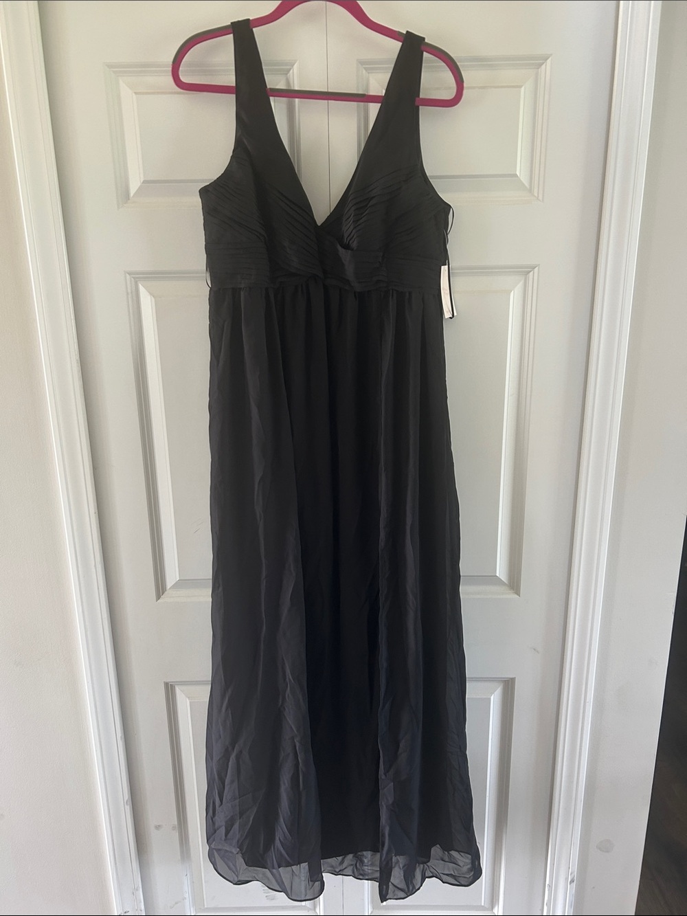 Birdy Grey Laurie Black Chiffon Dress Large - Picture 10 of 12